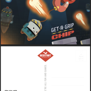 Get-A-Grip Chip Postcard